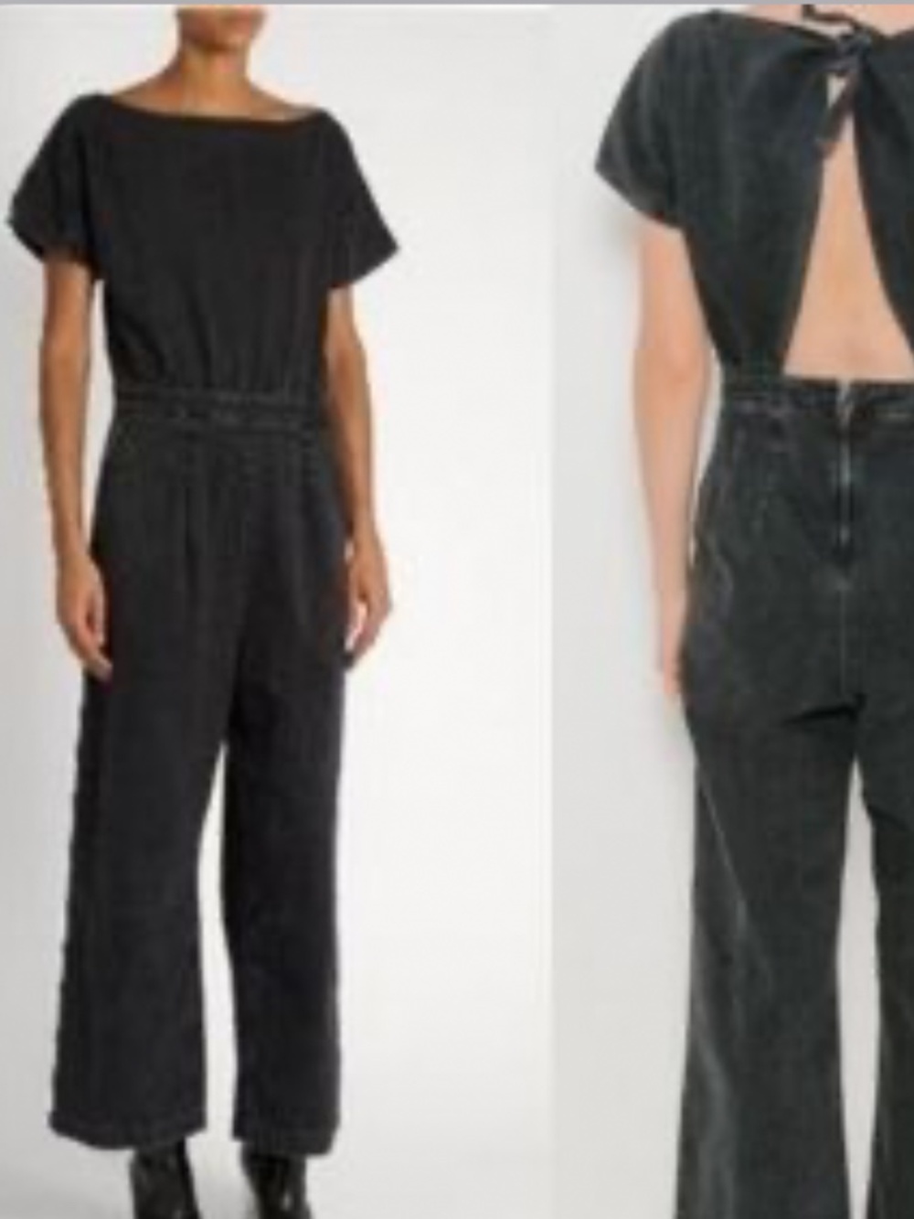 Rachel Comey tie back denim jumpsuit - Picture 3 of 10